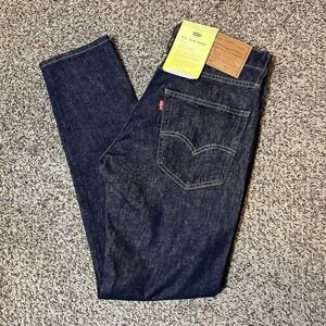 Levi's Jeans Men's 512 30x30 Blue Slim Taper Fit  Stretch Dark Wash Denim